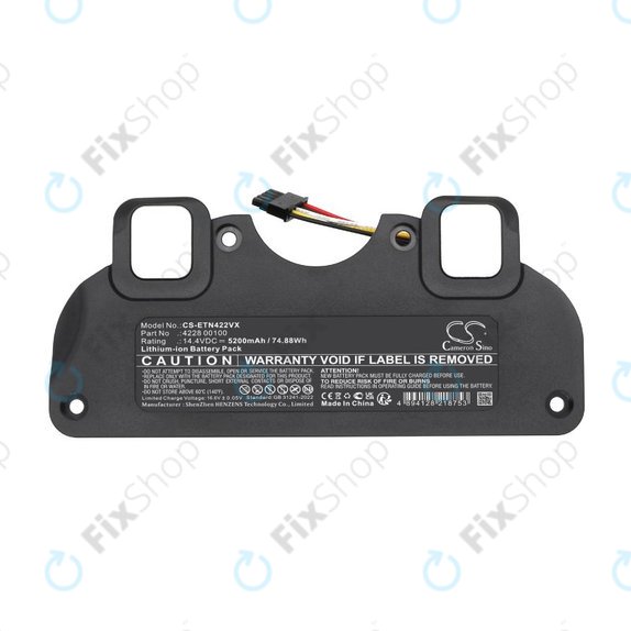Baterie pentru ETA 4228 Navaggio Profi, 5200mAh, Li-Ion, 14.4V, 4228 00100, HQ