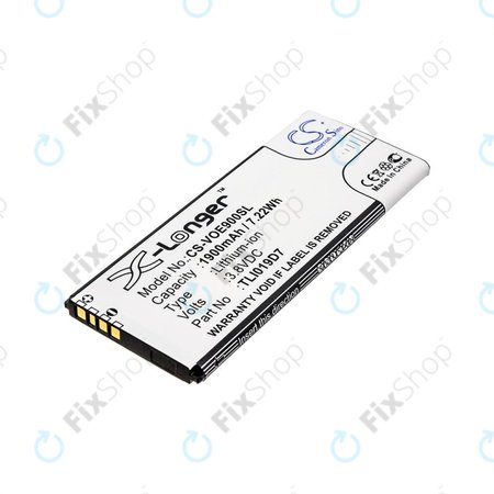 Baterie pentru Alcatel 1 Dual Sim, TCL 5033, Vodafone VFD, Telstra, 1900mAh, Li-Ion, 3.8V, TLI019D7, HQ