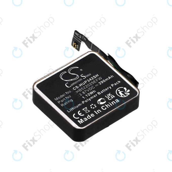 Baterie pentru Huawei Watch GT3 42mm, Watch GT3 Pro 42mm, 290mAh, Li-Pol, 3.87V, HB522025EFW, HQ