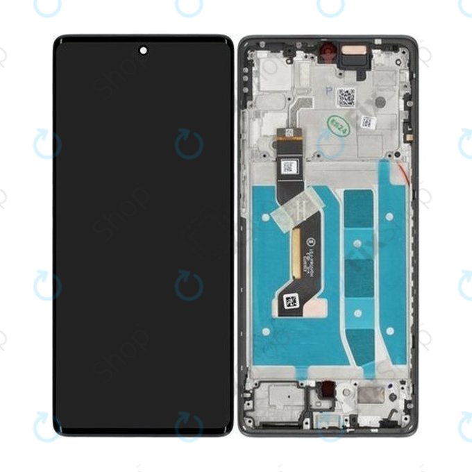 Motorola Moto G85 5G - Ecran LCD + Sticlă Tactilă + Ramă (Urban Grey) - 5D68C24854 Genuine Service Pack