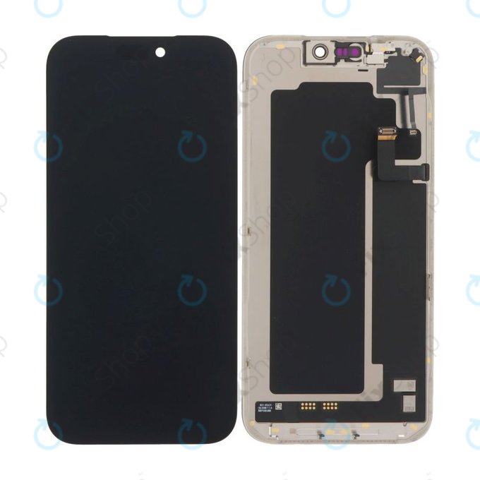 Ecran Soft OLED 120Hz pentru iPhone 17 Pro Max - Sticlă Tactilă + Ramă, DIAGNOSTIC