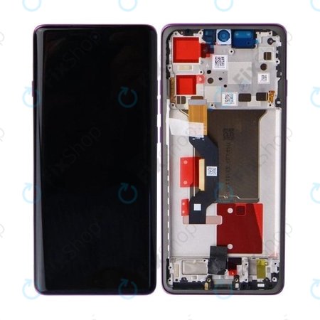 Motorola Edge 60 Pro - Ecran LCD + Sticlă Tactilă + Ramă (Sparkling Grape) - 5D68C30047 Genuine Service Pack