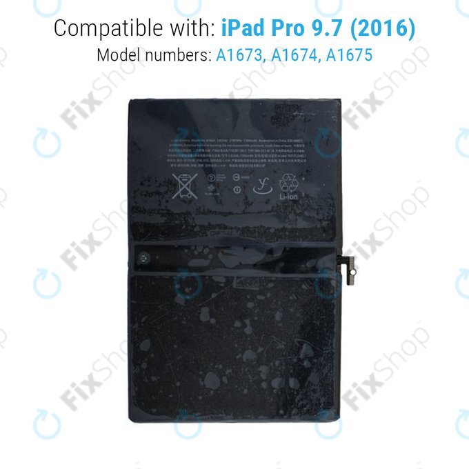 Apple iPad Pro 9.7 (2016) - Baterie 7306mAh