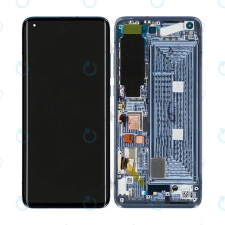 Xiaomi Mi 10 Pro 5G - Ecran LCD + Sticlă Tactilă + Ramă (Solstice Grey) - 56000400J100, 56000J00J200 Genuine Service Pack