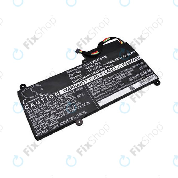Baterie pentru Lenovo ThinkPad E450, E455, E460, E465, T470p, ThinkPad Edge E450 i7, 4400mAh, Li-Ion, 10.8V, 45N1752, HQ