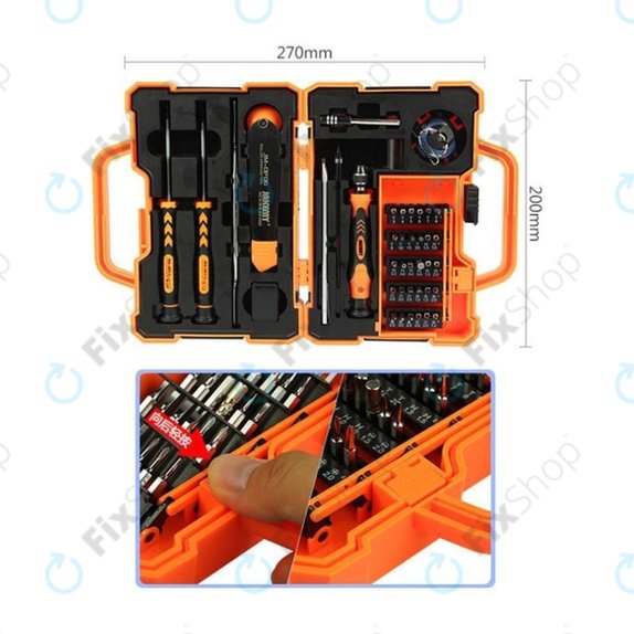 Jakemy JM-8139 - Set de Unelte de service pentru servicii electronice în Valiză Profi 45în1