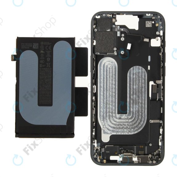 Ramă Mijlocie cu Baterie iPhone 16 Plus | Black | ZD076-00684 | Genuine Apple