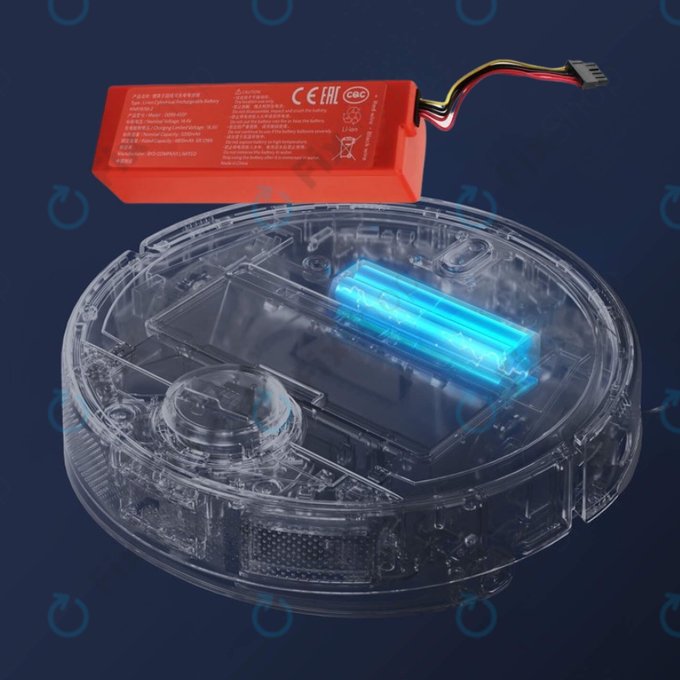 Baterie pentru Xiaomi Mi Robot Vacuum Mop 2 (Mijia 2C), 2 Pro, P1904-4S2P-MM, Li-Ion, 14.4V 6500mAh