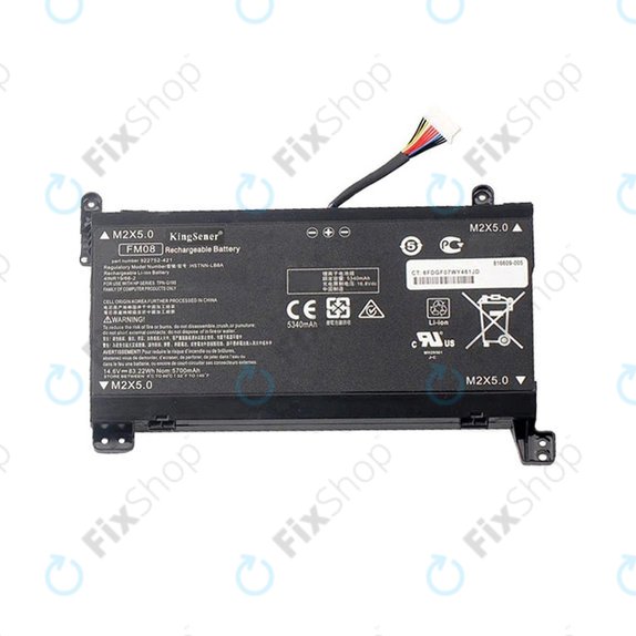 HP Omen 17-an012nc - Baterie Li-Ion 14.4V 5700mAh