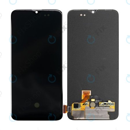 OnePlus 6T - Ecran LCD + Sticlă Tactilă + Ramă (Black) TFT
