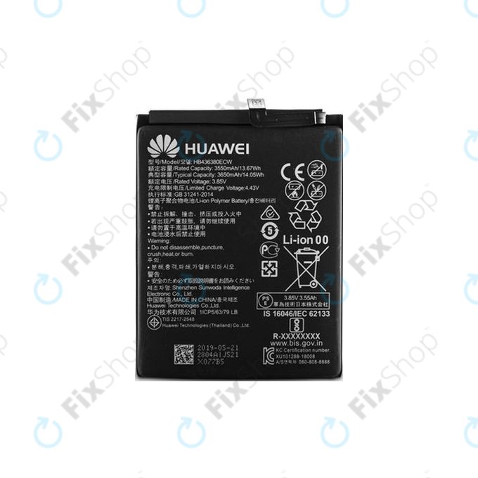 Huawei P30 - Baterie HB436380ECW 3650mAh - 24022804 Genuine Service Pack