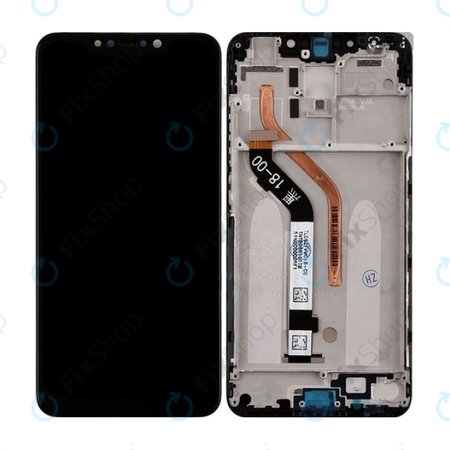 Xiaomi Pocophone F1 - Ecran LCD + Sticlă Tactilă + Ramă (Steel Blue) TFT