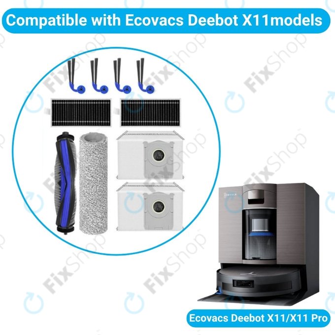 Ecovacs X11 Pro, X11 - Set complet