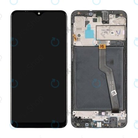 Samsung Galaxy A10 A105F, M10 M105F - Ecran LCD + Sticlă Tactilă + Ramă (Black) - GH82-20227A, GH82-20322A Genuine Service Pack