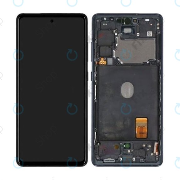 Samsung Galaxy S20 FE G780F - Ecran LCD + Sticlă Tactilă + Ramă (Black) OLED