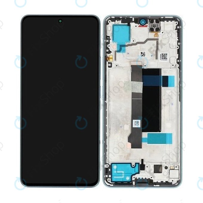 Xiaomi Redmi Note 13 Pro 5G 2312DRA50C - Ecran LCD + Sticlă Tactilă + Ramă (Ocean Teal) - 5600010N1600 Genuine Service Pack