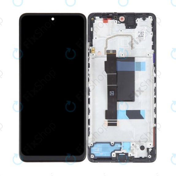 Xiaomi Redmi Note 12 Pro 5G - Ecran LCD + Sticlă Tactilă + Ramă (Midnight Black) TFT