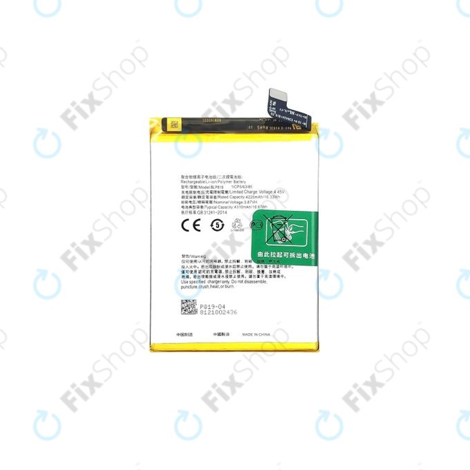 Oppo A94 5G CPH2211 - Baterie BLP819 4310mAh - O-4906422 Genuine Service Pack