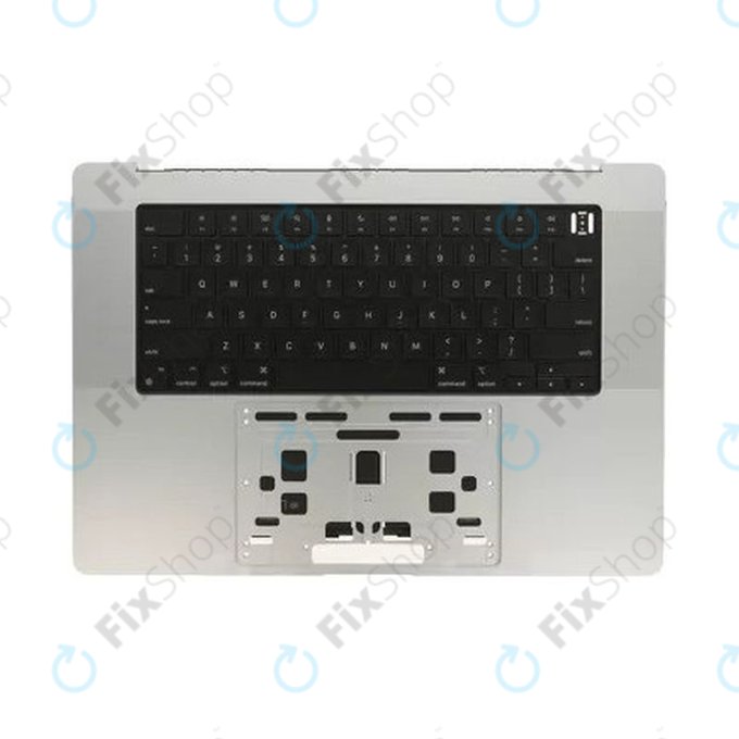 Ramă superioară tastatură pentru MacBook Pro 16" A2780 (2023), cu tastatură US și baterie, Silver, 661-32190, Genuine Apple