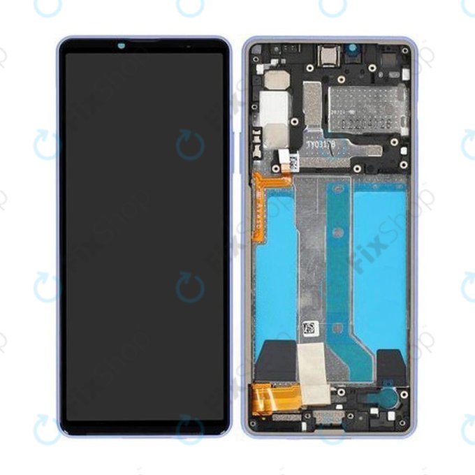 Sony Xperia 10 IV XQCC54 - Ecran LCD + Sticlă Tactilă + Ramă (Lavender) - A5047176A Genuine Service Pack