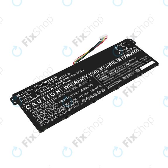 Baterie pentru Acer ConceptD 3, Spin 5, Swift 3, 5, X, Travelmate Spin P4, 3800mAh, Li-Pol, 15.4V, AP18C7M, HQ