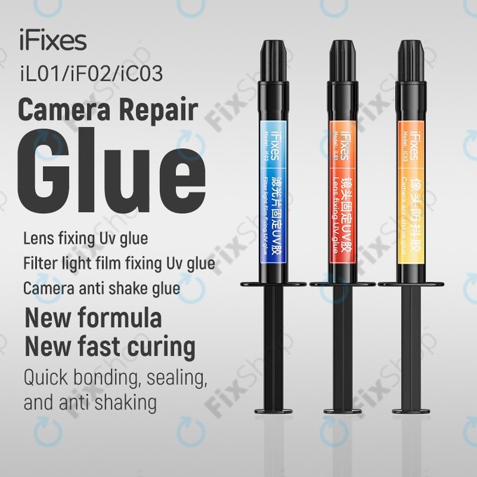 iFixes iL01 - adeziv UV pentru fixarea lentilelor, 5ml