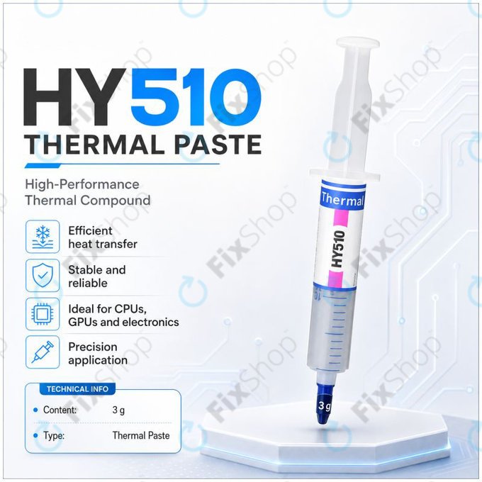 Pastă termoconductoare Halnziye HY510, 30g