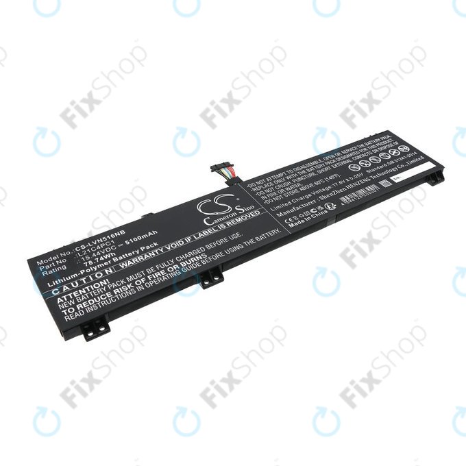 Baterie pentru Lenovo Legion 5 15ARH7H, 82RD0002SB, 5100mAh, Li-Pol, 15.44V, L21C4PC1, HQ
