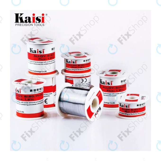 Kaisi - Sârmă de lipit pentru lipire de precizie Sn/Pb - 0,3 mm (50g)
