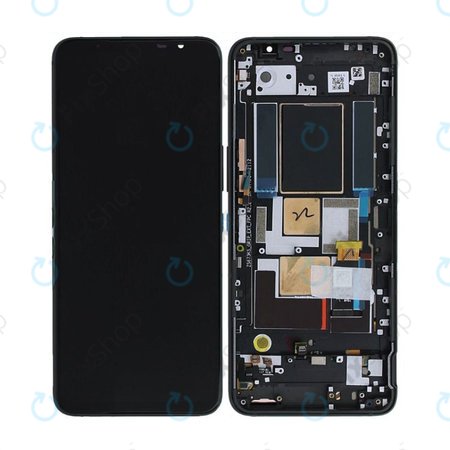 Asus ROG Phone 5s, 5s Pro ZS676KS - Ecran LCD + Sticlă Tactilă + Ramă (Blue) - 90AI0092-R20020 Genuine Service Pack