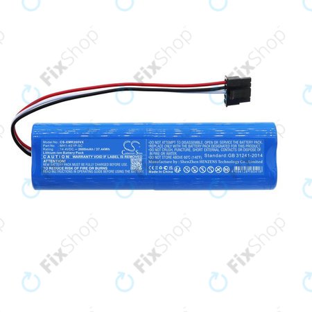 Xiaomi Mi Robot Vacuum Mop Pro (P), 2 (Mijia 2C), Viomi V2 Pro, Proscenic LDS M7 - Baterie STYJ02YM, MH1-4S1P-SC Li-Ion 14.4V 2600mAh HQ