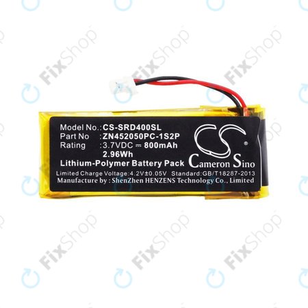 Baterie pentru Cardo Scala Rider G4, 800mAh, Li-Pol, 3.7V, ZN452050PC-1S2P, HQ