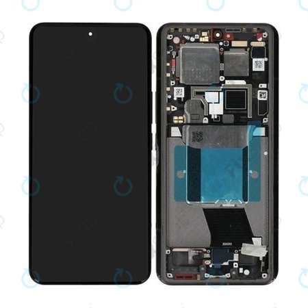 Xiaomi 14 Ultra - Ecran LCD + Sticlă Tactilă + Ramă (Black) - 56000500N100 Genuine Service Pack