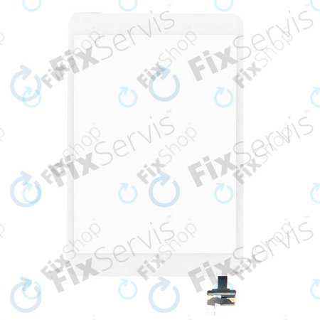 Apple iPad Mini, Mini 2 - Sticlă Tactilă + IC Conector (White)