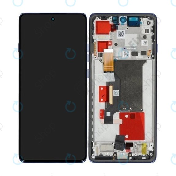 Motorola Edge 60 Pro - Ecran LCD + Sticlă Tactilă + Ramă (Dazzling Blue) - 5D68C30046 Genuine Service Pack