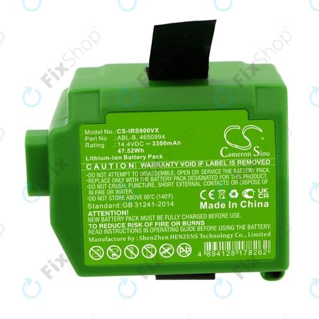 iRobot Roomba S9,S9+ - Baterie ABL-B, 4650994 Li-Ion 14.4V 3300mAh HQ