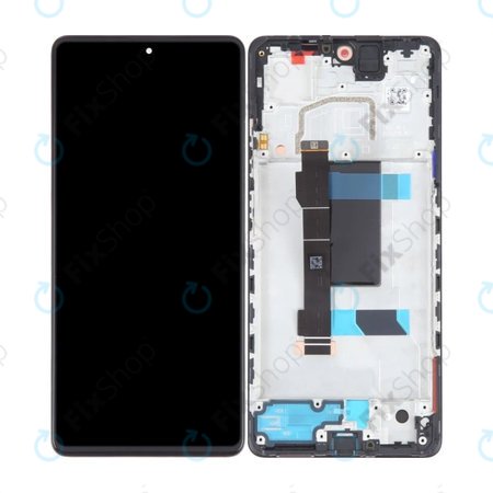 Xiaomi Redmi Note 12 Pro 5G - Ecran LCD + Sticlă Tactilă + Ramă (Midnight Black) OLED