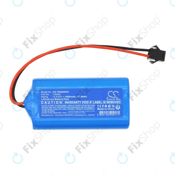 Baterie pentru Tesla Robostar IQ550, 2600mAh, Li-Ion, 14.4V, 106936, HQ