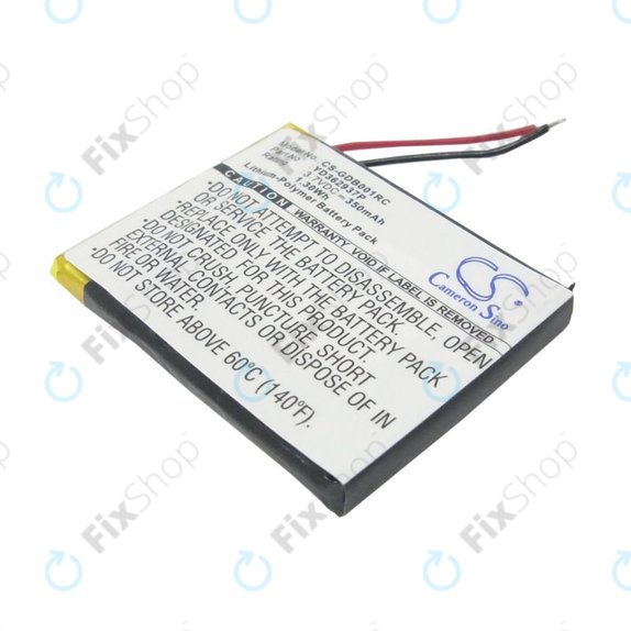 Baterie pentru GoPro Wifi Remote, 350mAh, Li-Pol, 3.7V, YD362937P, HQ