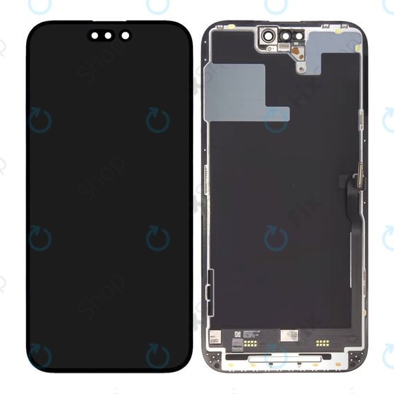 Ecran pentru iPhone 14 Pro Max, Sticlă tactilă cu ramă, Refurbished