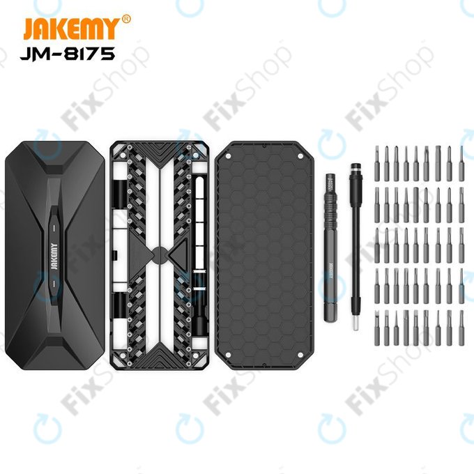 Jakemy JM-8175 - Set de Unelte de service pentru service electronic 50în1