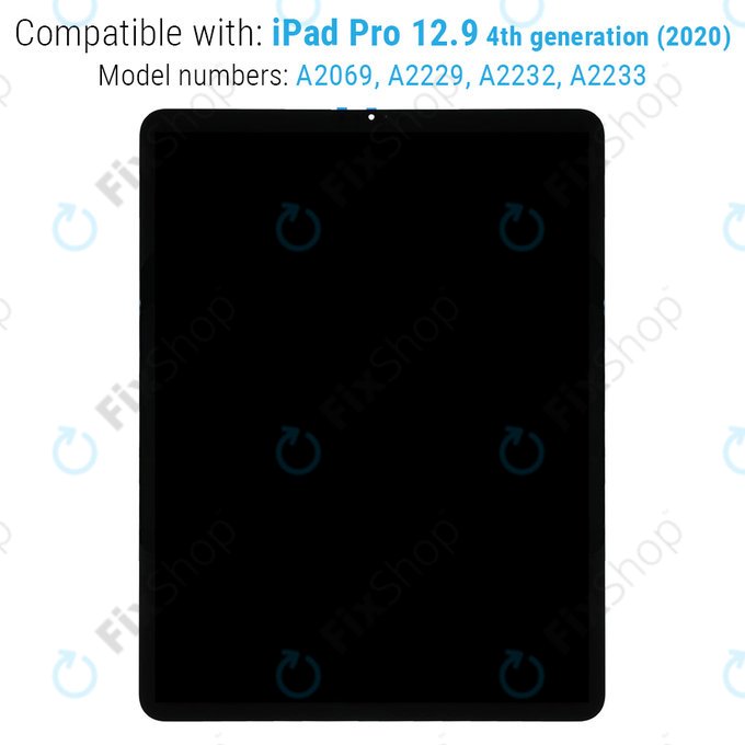 Apple iPad Pro 12.9 (4th Gen 2020) - Ecran LCD + Sticlă Tactilă + IC Modul Refurbished