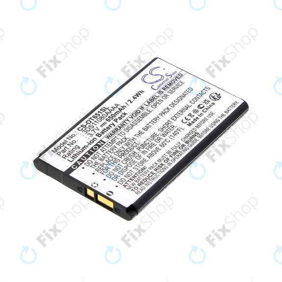 Baterie pentru Alcatel Lollipops, 650mAh, Li-Ion, 3.7V, 3DS11080AAAA, HQ