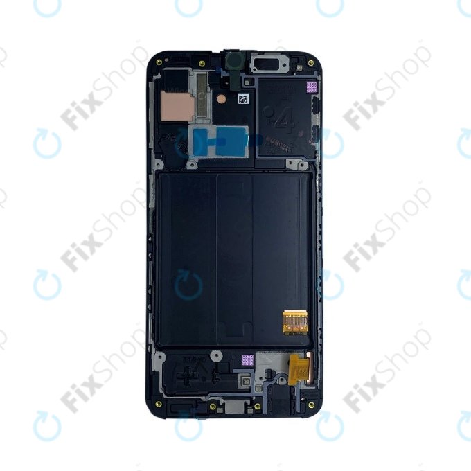 Samsung Galaxy A40 A405F - Ecran LCD + Sticlă Tactilă + Ramă (Black) - GH82-19672A, GH82-19674A Genuine Service Pack