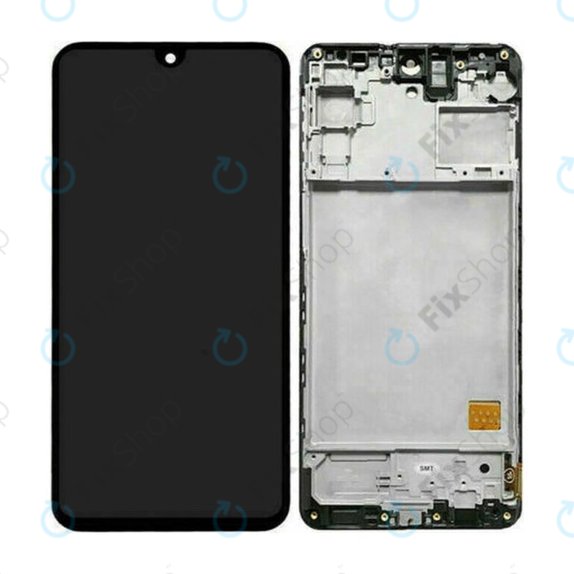 Samsung Galaxy M31s M317F - Ecran LCD + Sticlă Tactilă + Ramă (Mirage Black) OLED