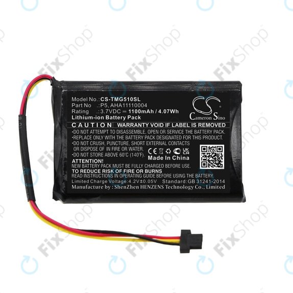 Baterie pentru TomTom Go 510, 1100mAh, Li-Ion, 3.7V, AHA11110004, HQ