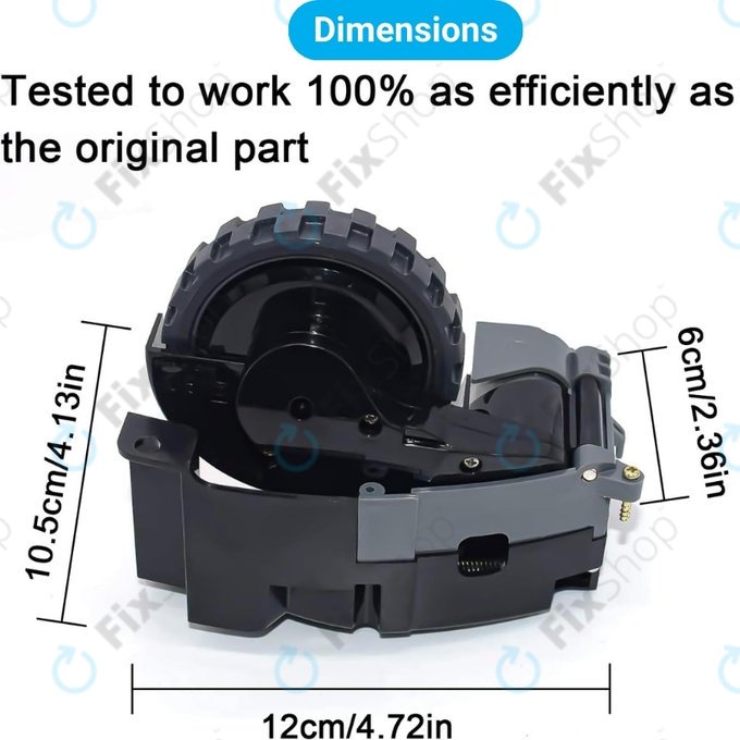 iRobot Roomba e-series, i-series, j-series - Roată cu Motor (Stânga)
