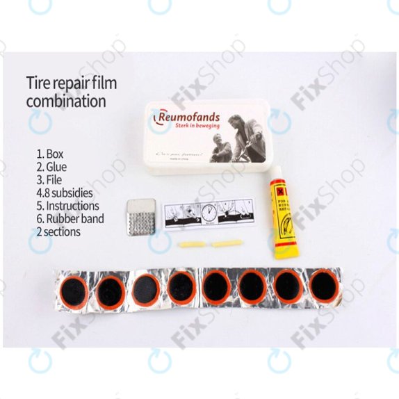Set practic de reparații pentru biciclete și scutere 6in1