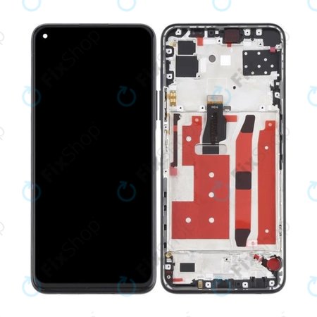 Huawei P40 Lite 5G - Ecran LCD + Sticlă Tactilă + Ramă (Midnight Black) OLED