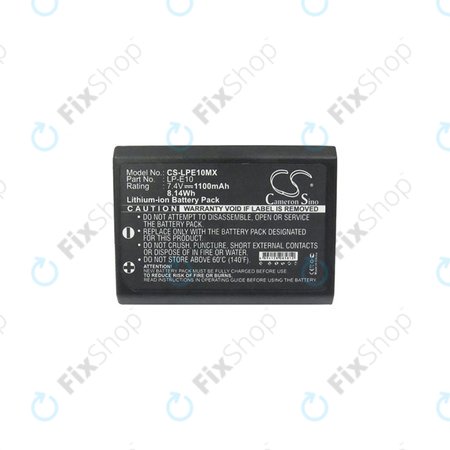 Canon EOS 1100D, 1200D, Kiss X50, Rebel T3, T5 - Baterie LP-E10 Li-Ion 1100mAh HQ